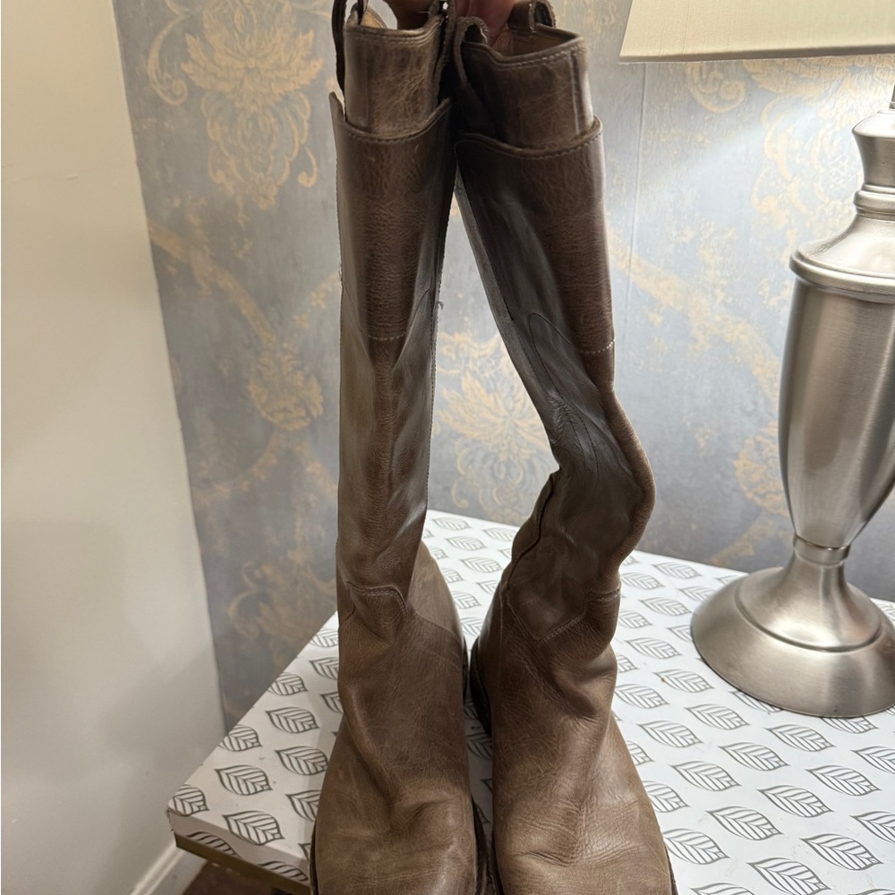 Frye Brown Over the Knee Boots Luxurious Suede